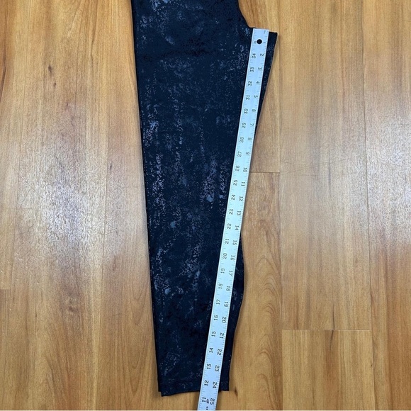 90 Degree By Reflex Women’s Black Shimmer Leggings Size L - Picture 7 of 10